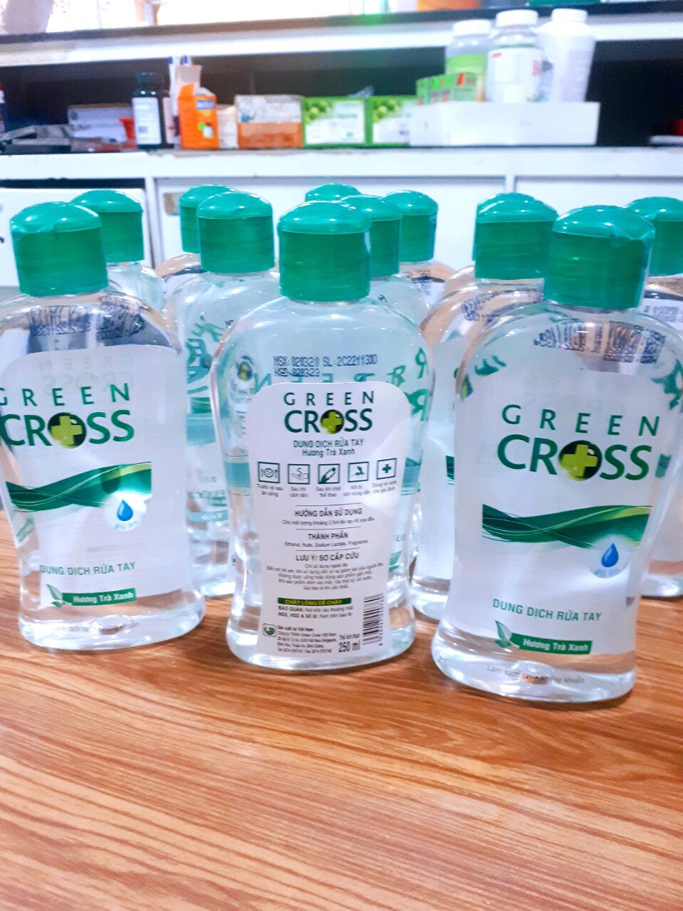 [HCM]Nươsc rửa tay khô GREEN CROSS