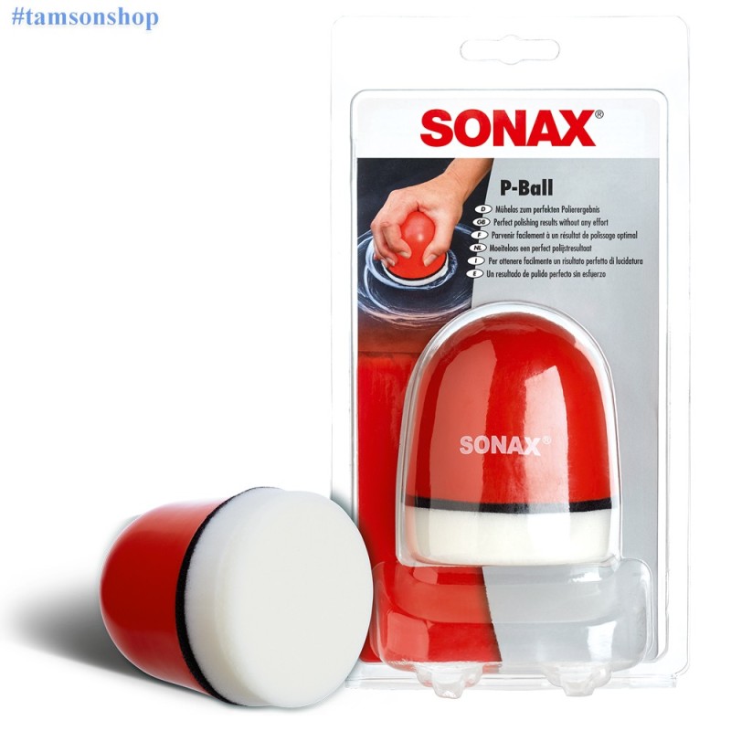 Mút Thoa Sáp Đánh Bóng Xóa Xước Sơn Xe Cầm Tay Sonax P-Ball