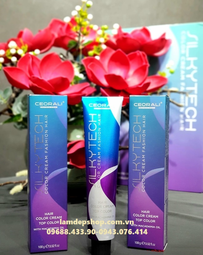 Kem Nhuộm Tóc - Ceorali Silky-Tech (100ml) (Cần mua thêm trợ nhuộm)