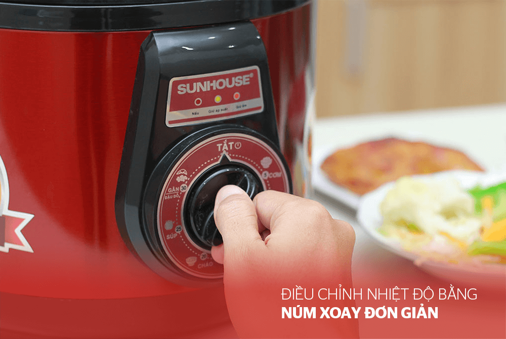 [HCM]NỒI ÁP SUẤT ĐIÊN SUNHOUSE SHD1552