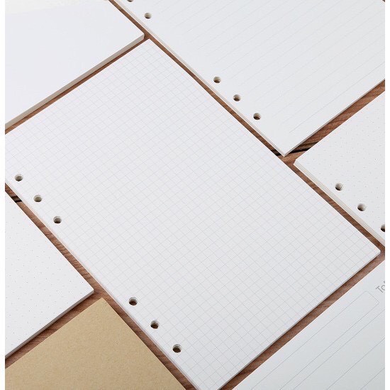 Giấy Refill, giấy sổ còng, giấy Binder DOT-GIRD-LINE