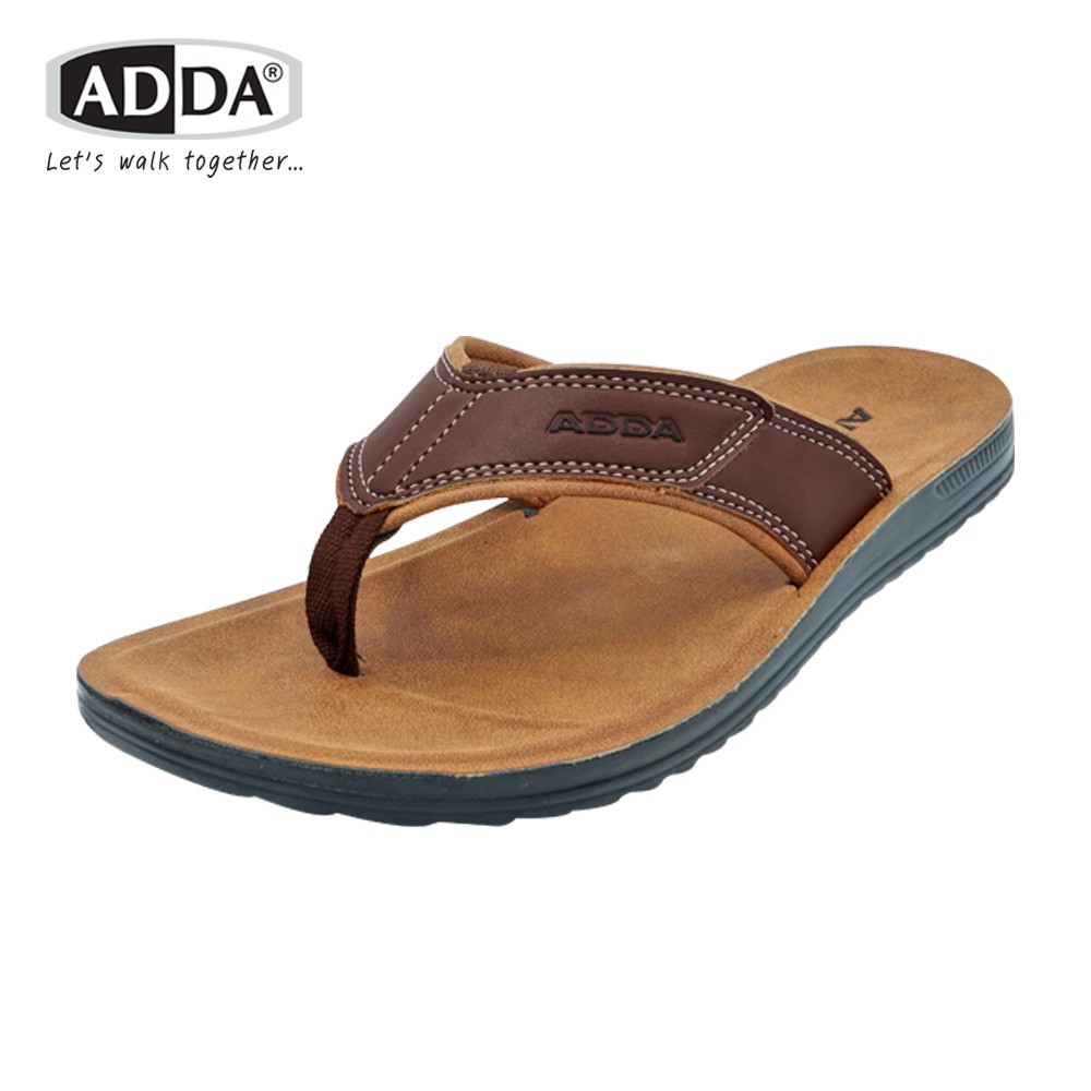 [ADDA]Dép Kẹp Da Nam Model 72F03M1 แท้จริง Adda Nhập Thái Lan(Size39-43)