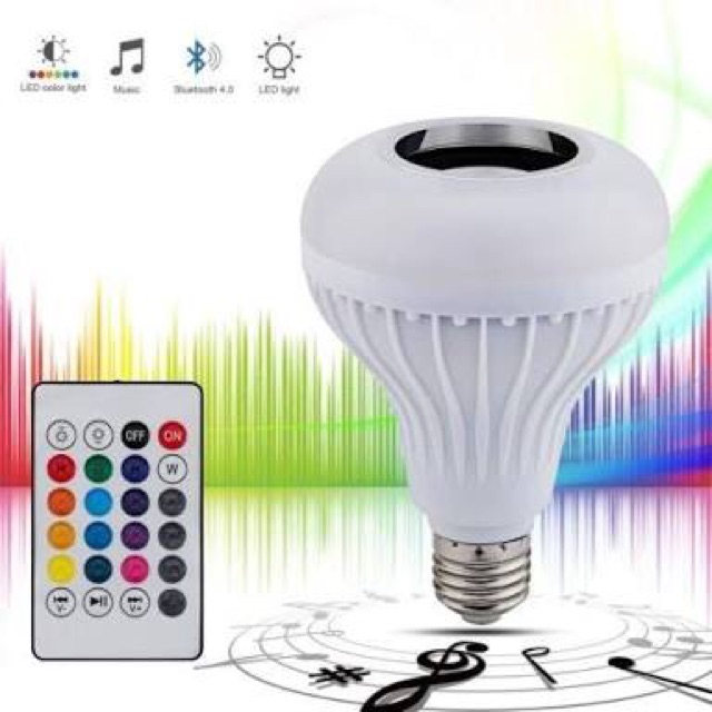 Bóng đèn LED độc đáo kiêm loa nghe nhạc bluetooth