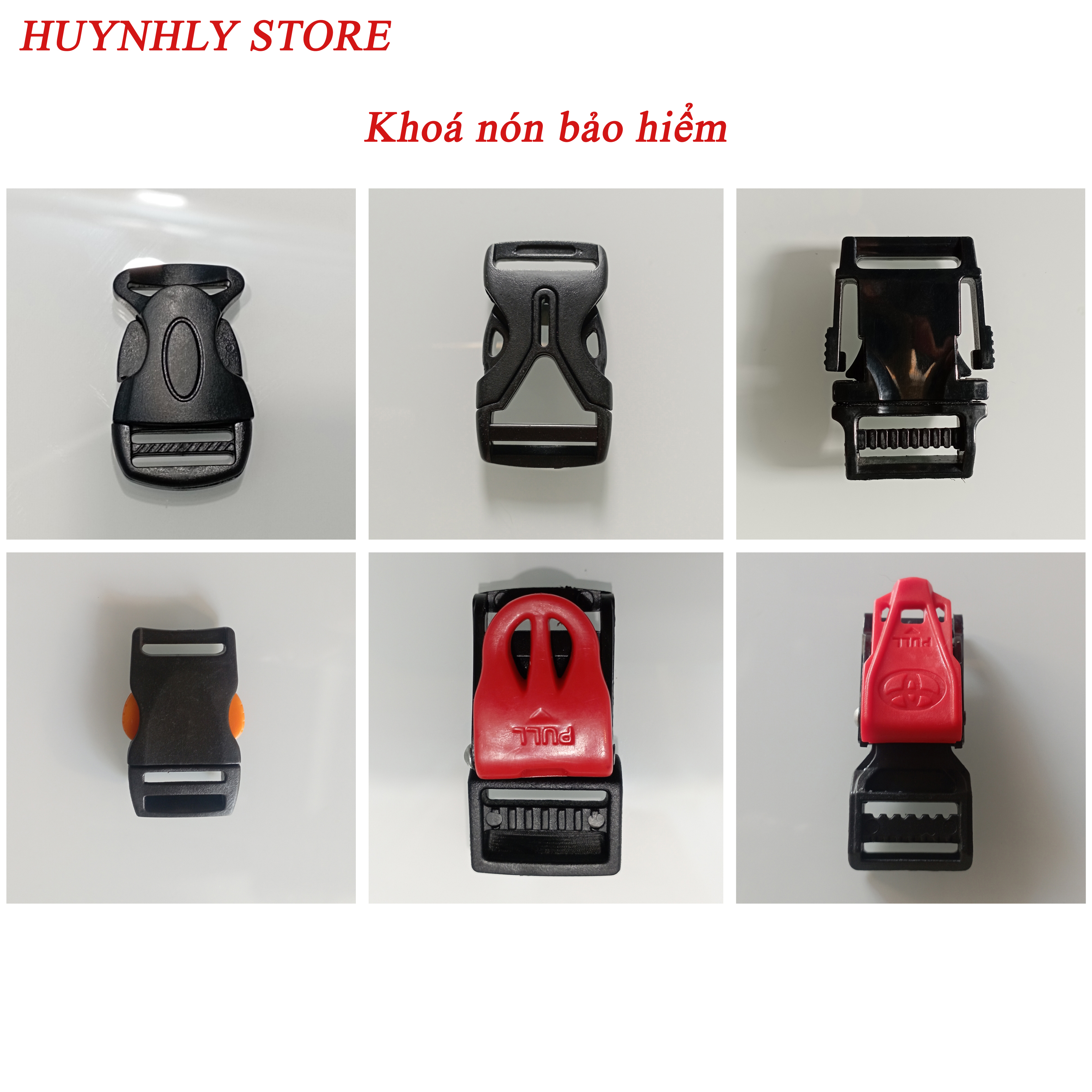 Combo 5 chốt khoá mũ bảo hiểm xe máy