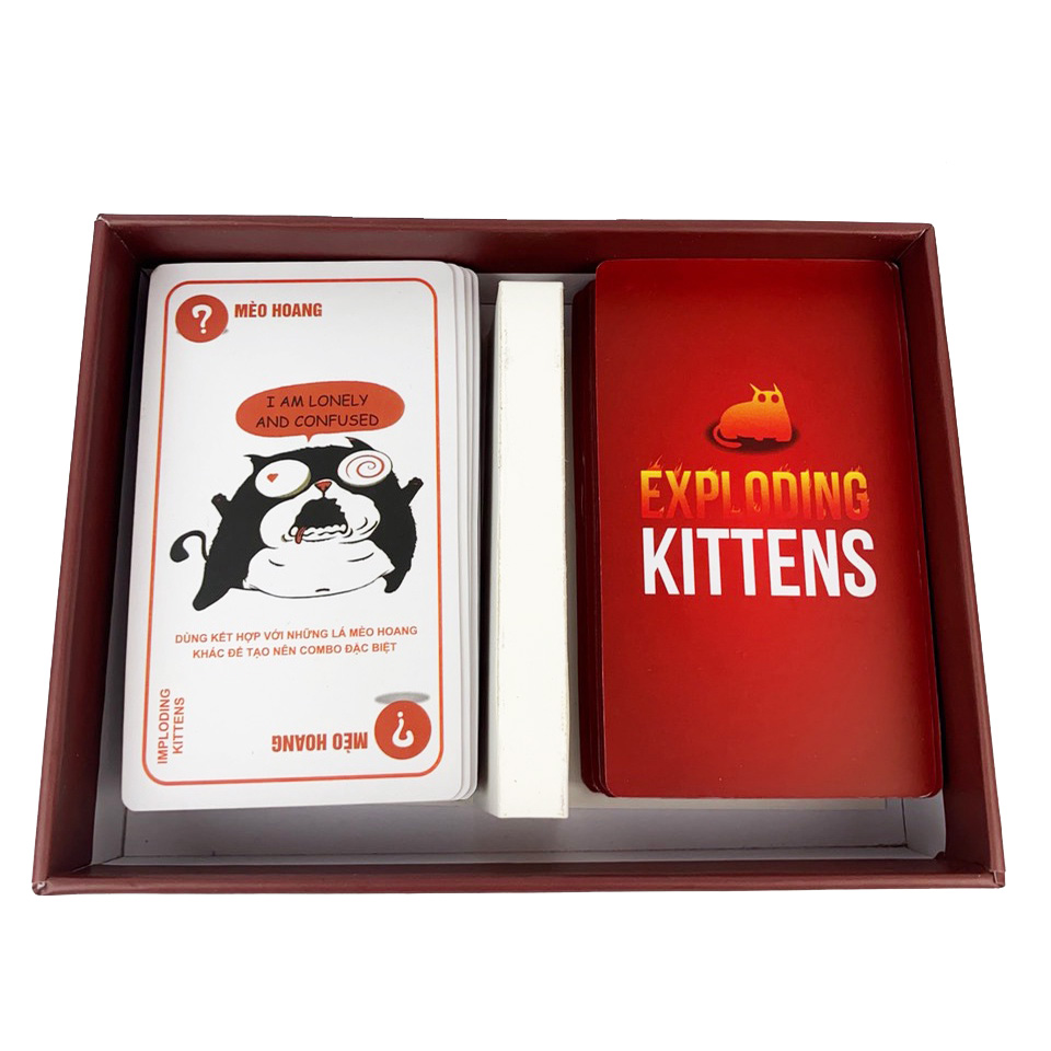 Board game Mèo Nổ cảm tử Exploding Kittens Party Pack Việt Hóa