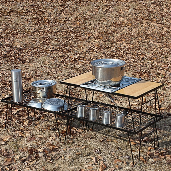 [HCM]Phụ kiện mặt bàn gỗ tre Campingmoon T-2301