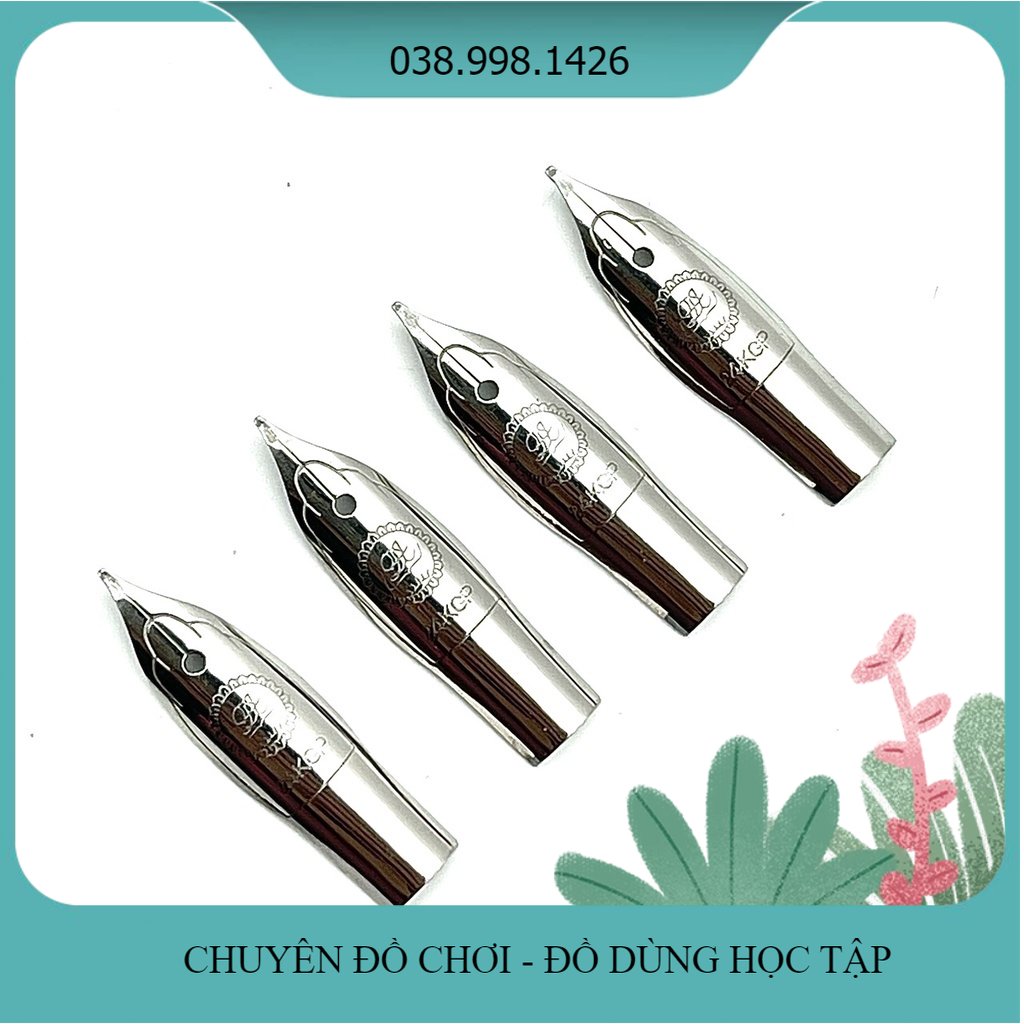 Ngòi Hoa trắng thay cho các loại bút (1 cái)