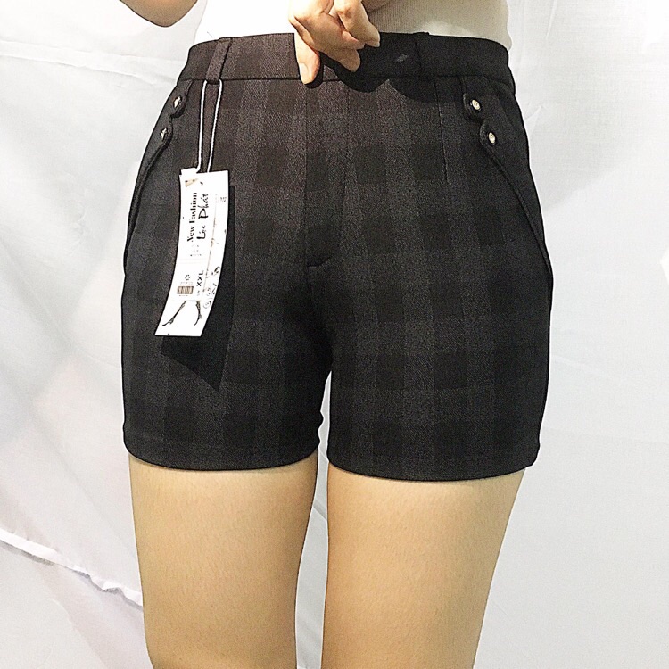 [HCM]Quần đùi dây kéo caro  thời trang(size 40-63kg)
