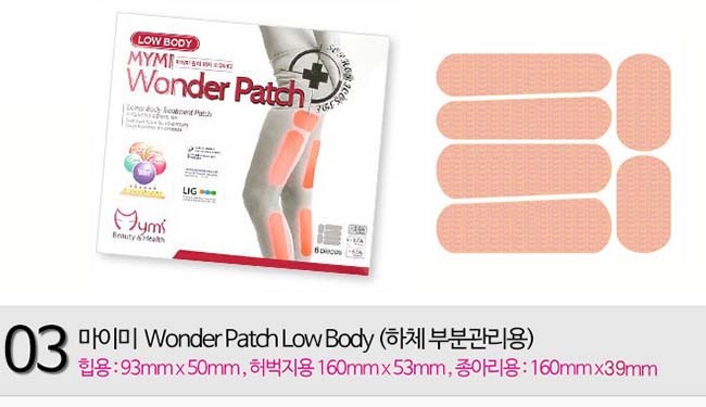 Combo 3 Miếng Dán Tan Mỡ Đùi Wonder Patch Hàn Quốc