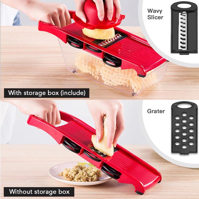 [HCM]Dụng cụ cắt gọt rau củ quả 6 kiểu đa năng