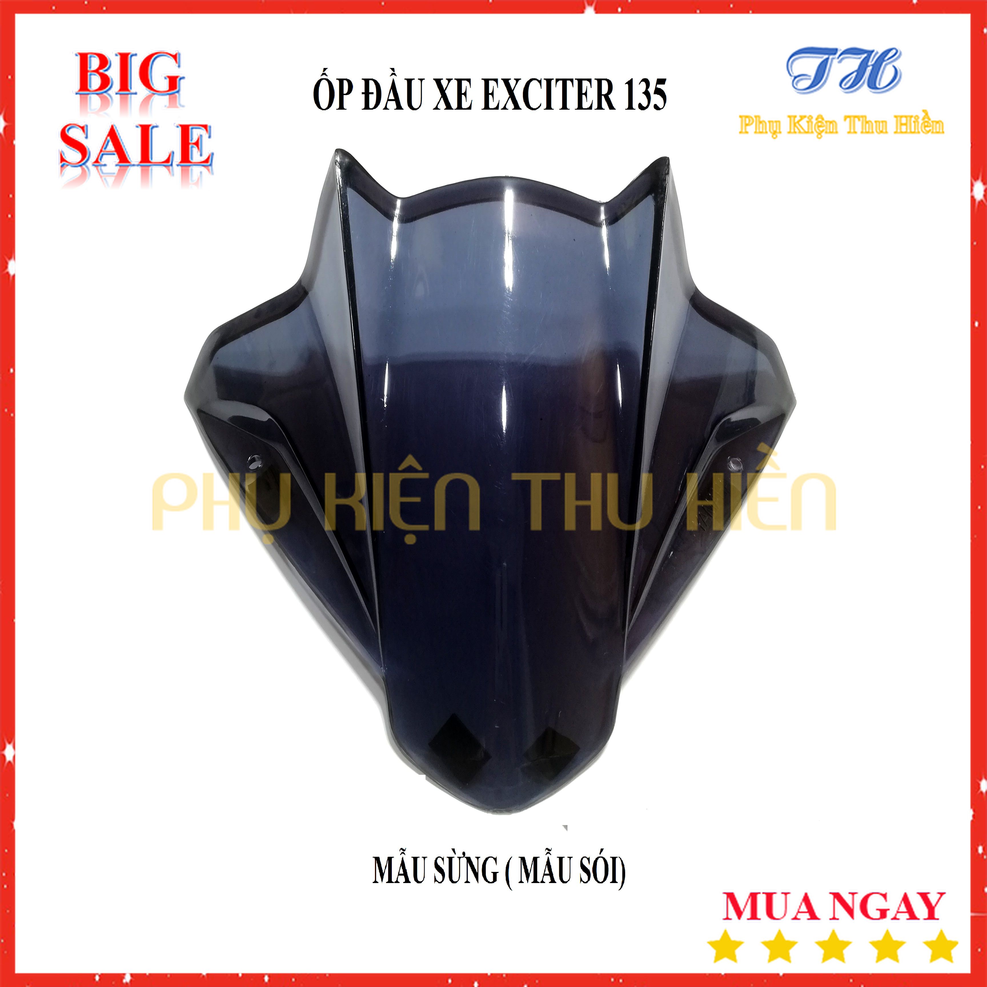 Ốp Đầu Xe Exciter 135 Mẫu Sừng ( Mẫu Sói )