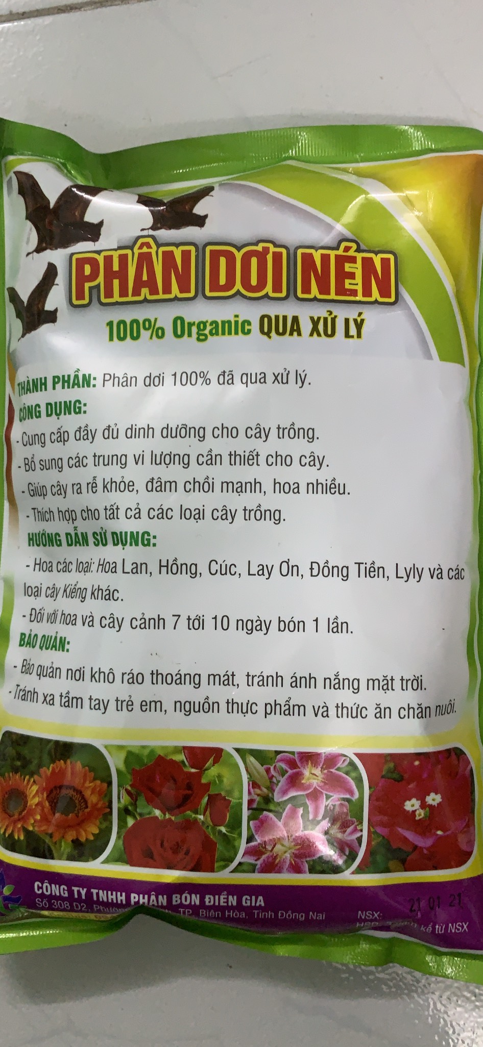 Phân dơi viên nén DG gói 700gr