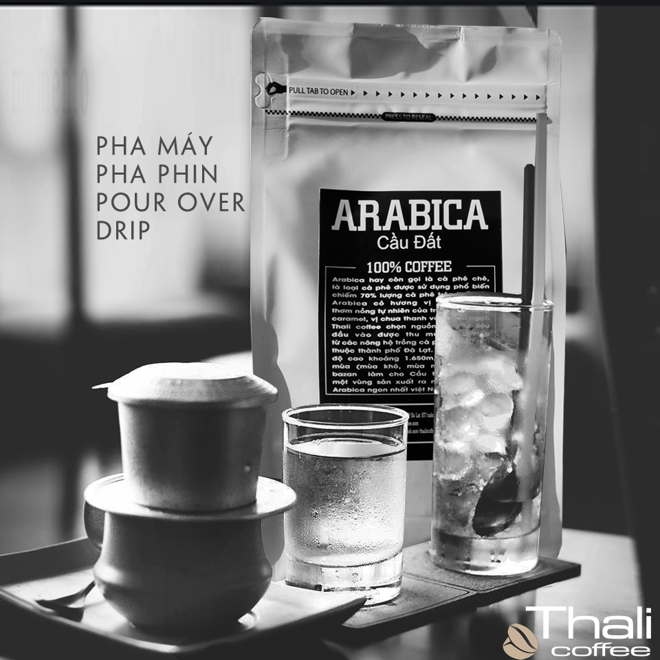 Cà phê sạch nguyên chất Arabica cầu đất 500g