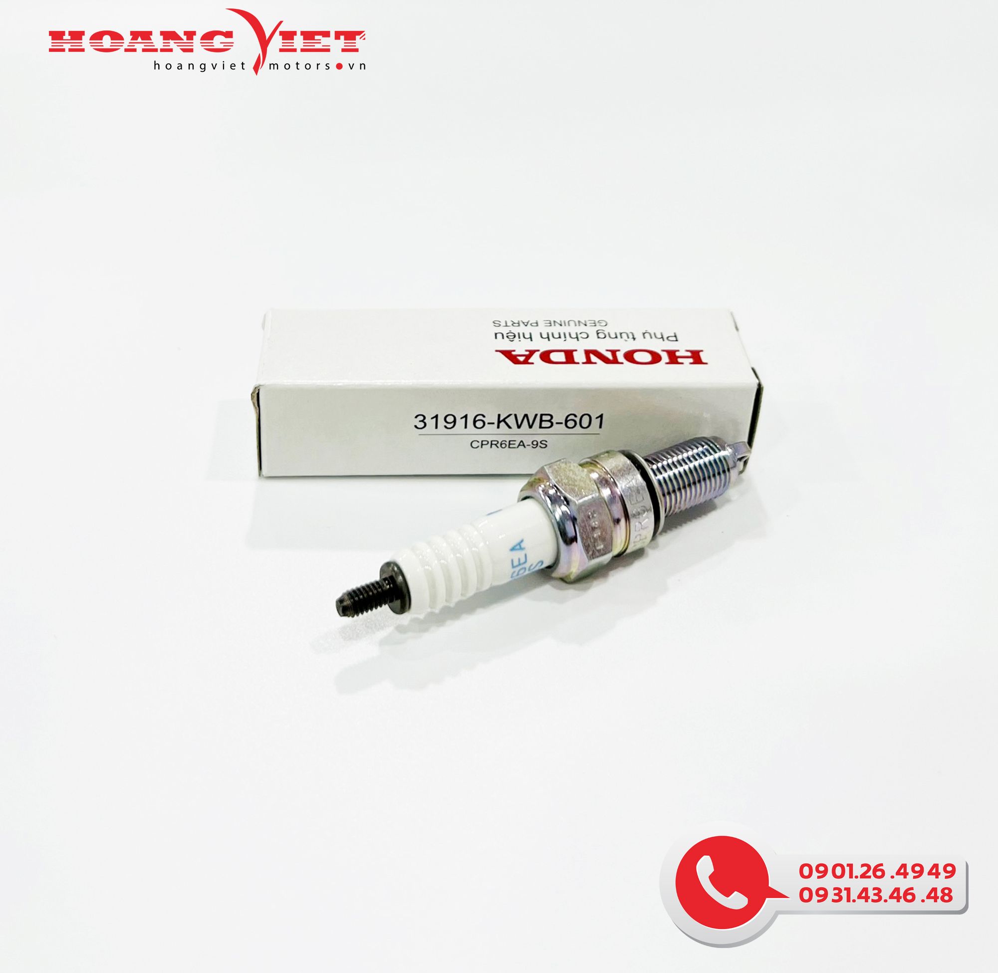Bugi (CPR6EA9S)(NGK) - Honda WAVE 110 - 31916KWB601
