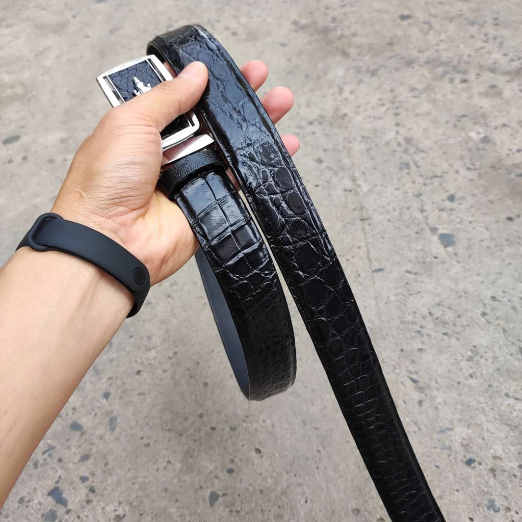 [FREE SHIP] Dây nịt da cá sấu. Da thật đẹp bền đẳng cấp
