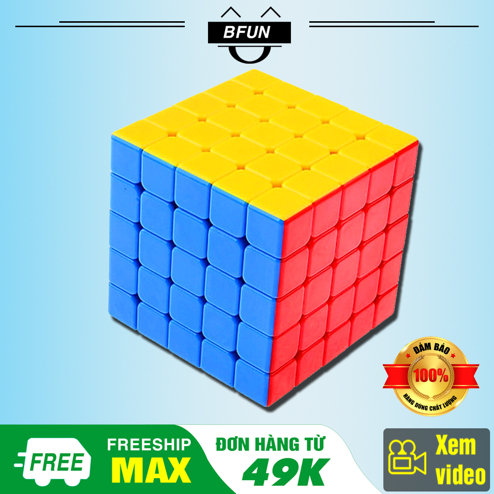 Rubik's Cube 5x5 Don't lacing swing slippery-toys intelligence Rubik's Cube 5x5x5, department of Rubik's Cube cheap, checkered flange, đồ play children bfun