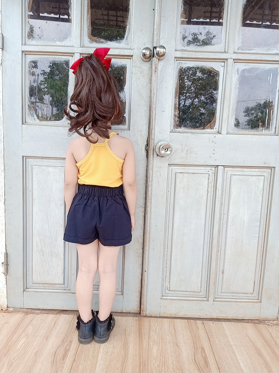 Áo hai dây điệu đà cho bé gái