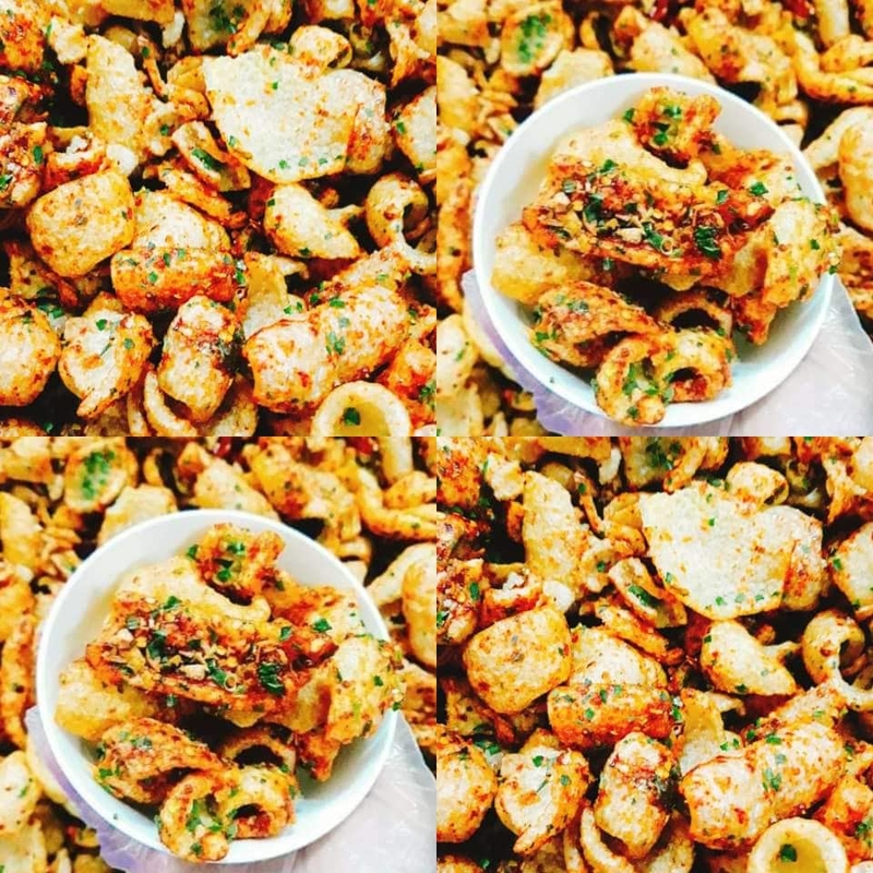 1kg Da heo ớt hành chiên giòn