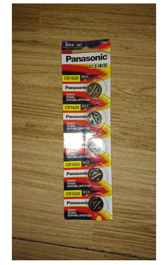 Vỉ 5 viên Pin Cúc Áo CR1620 panasonic