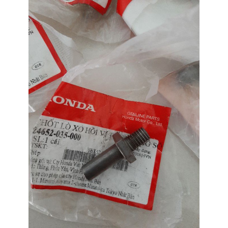 Ốc chốt trục gạt sang số xe DREAM, WAVE, FUTURE...  zin