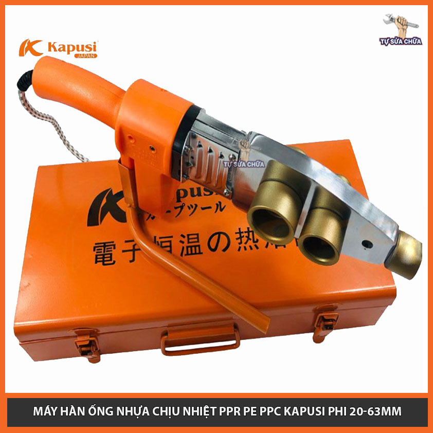 Máy hàn ống nhiệt PPR 20-63 Nhật Kapusi HÀNG XỊN- Máy hàn ống nhiệt PPR chuyên dụng hàn nối các loại ống cấp nước sạch