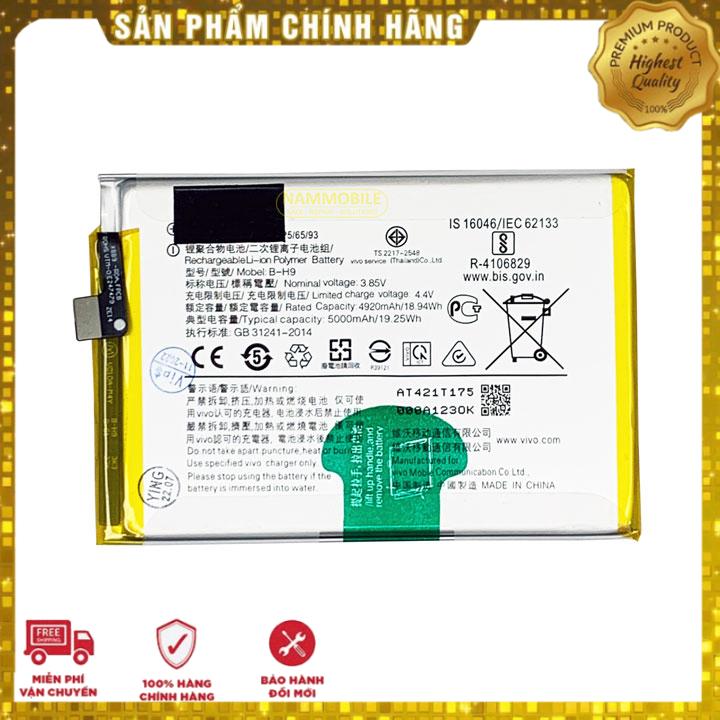 Pin vivo y19 b-h9 5000mah zin + tặng siu dán pin + freeship