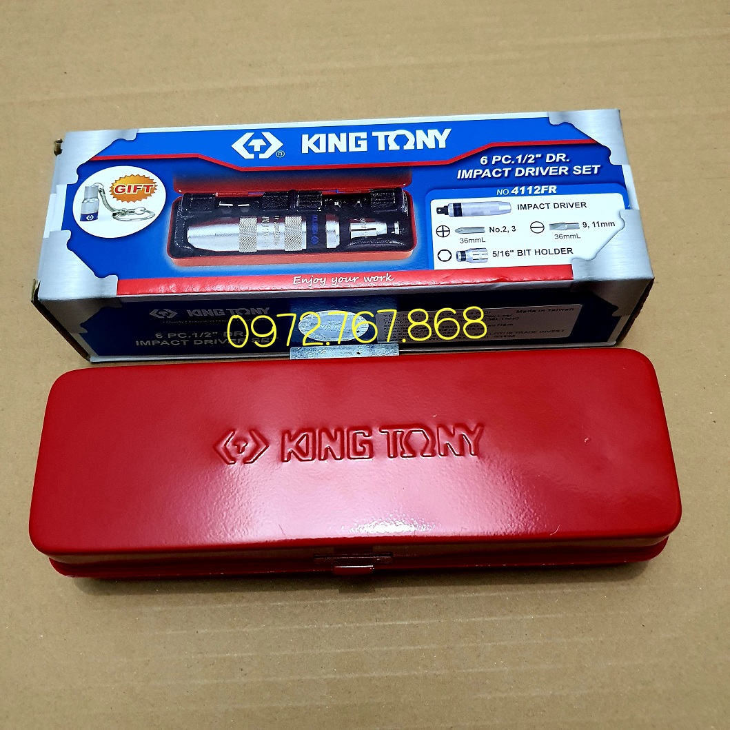 Bộ vít đóng 4 mũi Kingtony 4112FR11