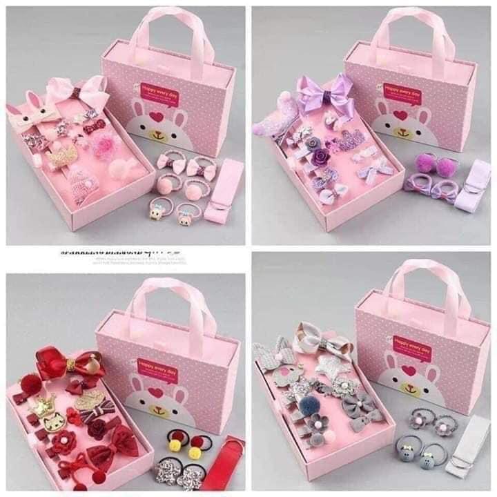 Set 18 món Kẹp tóc,cài tóc cho bé gái [New 2018]