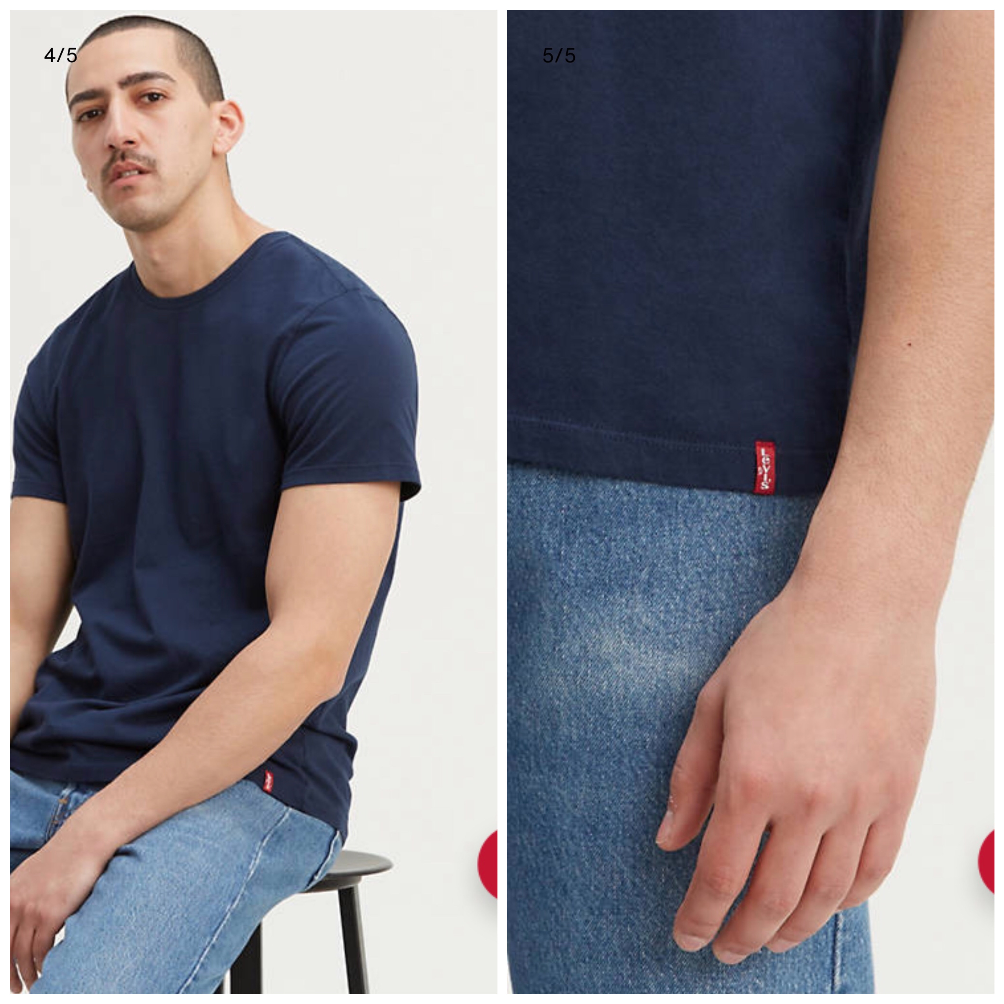 [CÓ BILL MUA TẠI LEVI'S MỸ] Set 2 Áo Thun Levi's Nam Chính Hãng