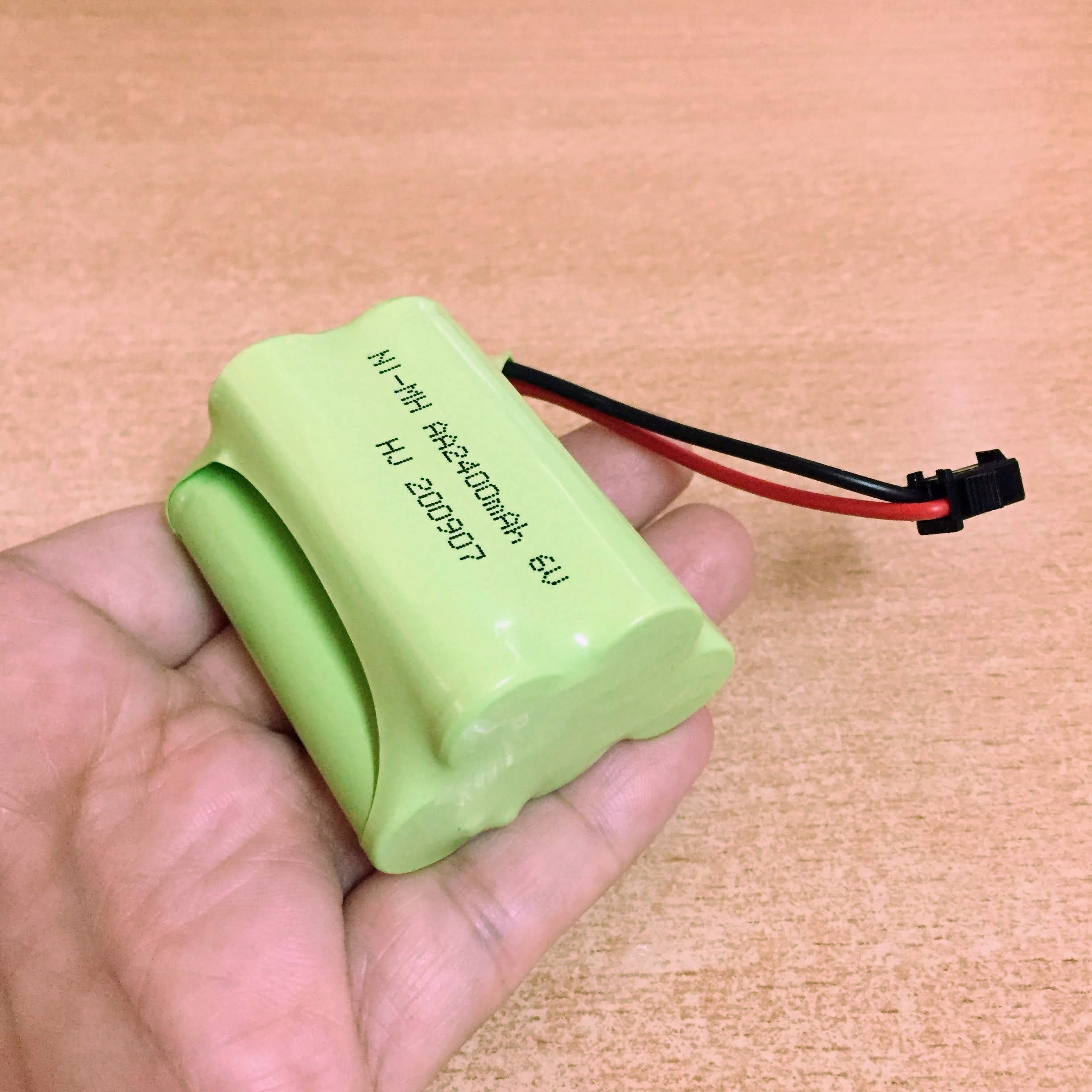 Pin sạc 6V dung lượng cao 2400mAh xếp chồng dành cho đồ chơi điều khiển từ xa