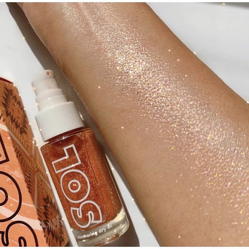 [HCM][Bill Colourpop] Xịt nhũ highlight Colourpop Shimmering Dry Oil