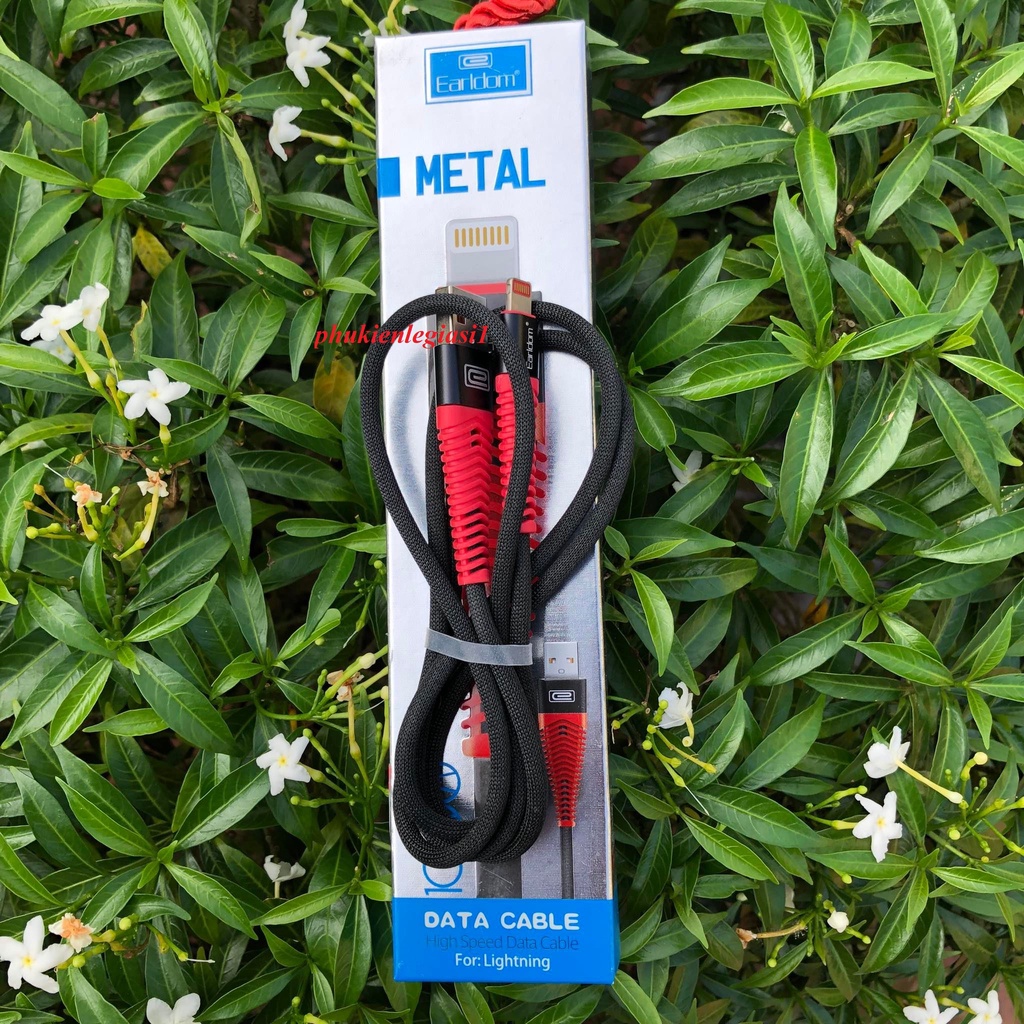 XÃ HÀNG THANH LÝ Cáp sạc IPHONE; Micro usb dây dù chống gãy Earldom EC060