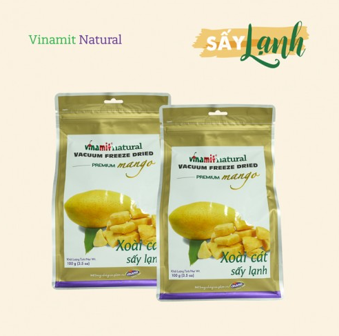 Xoài sấy lạnh VINAMIT 100g