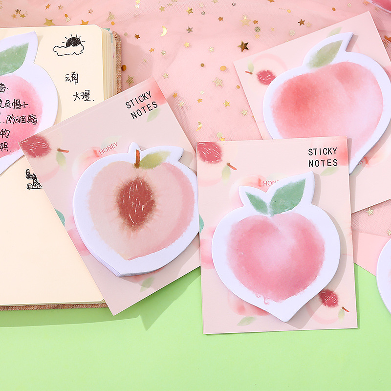 Giấy note ghi chú trái đào