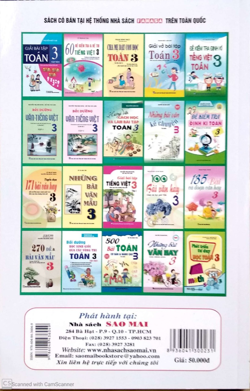 [HCM]60 Đề kiểm tra và Đề thi Toán 3