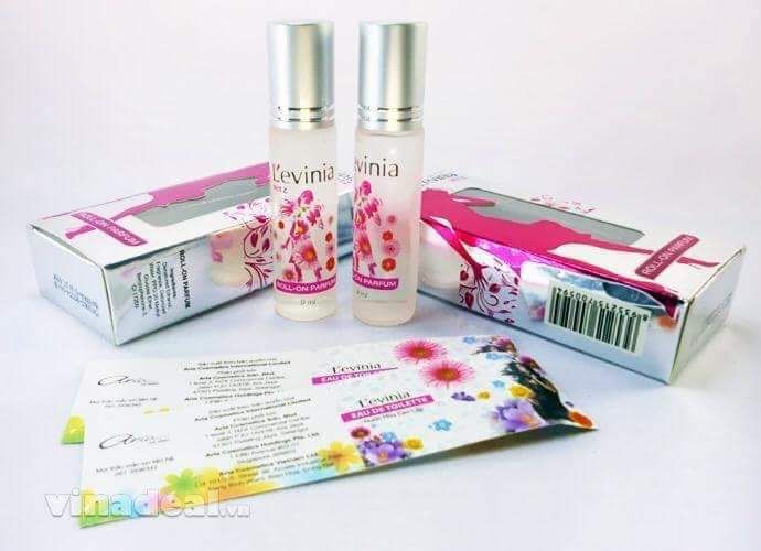 Nước hoa lăn Hồng Ritz l'evinia levinia 9ml