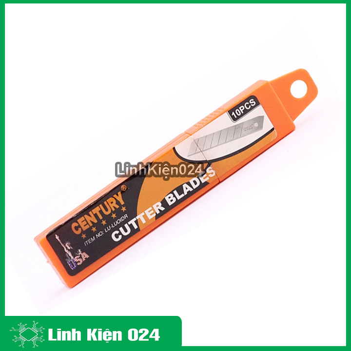 Hộp 10 lưỡi dao rọc giấy CENTURY
