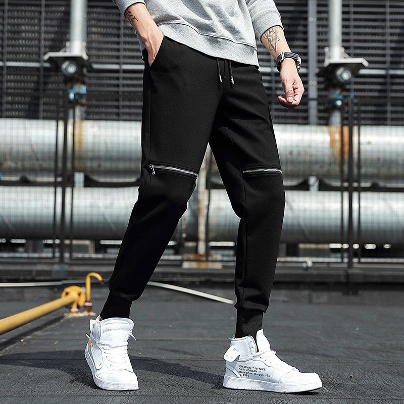 [HCM]Quần Kaki Bo Gấu Phối 2 Khóa Gối Kiểu Dáng Hàn Quốc Dễ Mix Đồ .DT