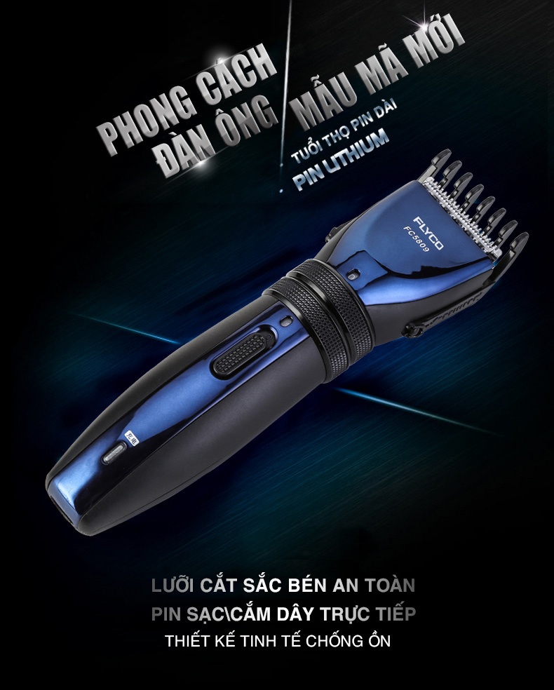 Tông đơ cắt tóc Flyco FC5809 - hàng chính hãng