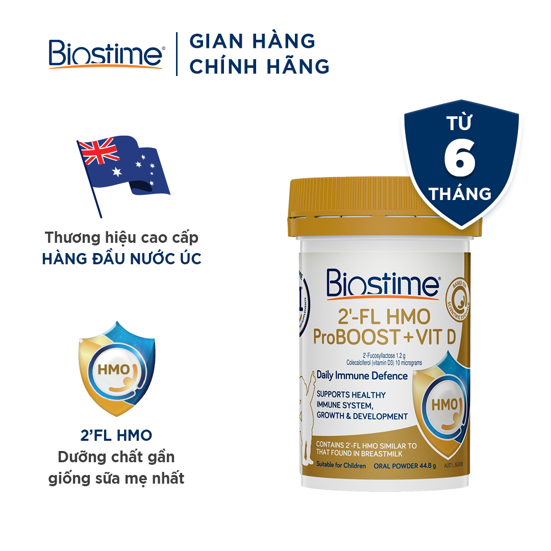 Tinh chất Hmo Biostime 2 F-L Hmo Proboost Vitamin D 44