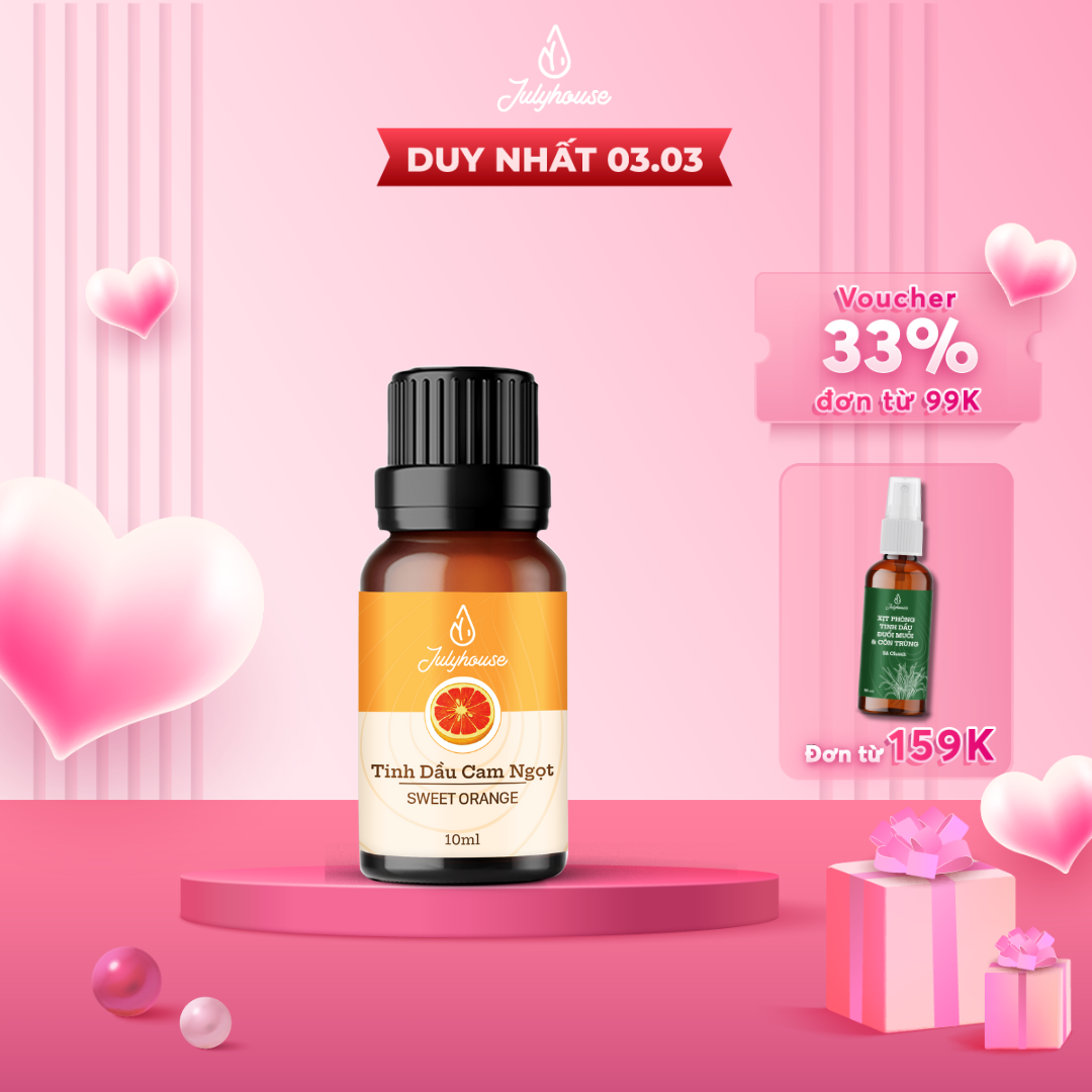 Tinh dầu cam ngọt 10ml JULYHOUSE