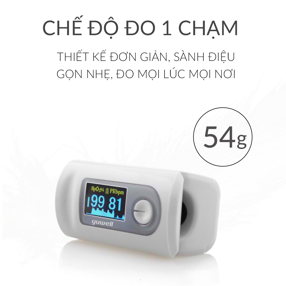 [[SpO2]] Máy đo nồng độ oxy trong máu Yuwell YX301 - Đo nhanh, chính xác - Bảo hành 2 năm