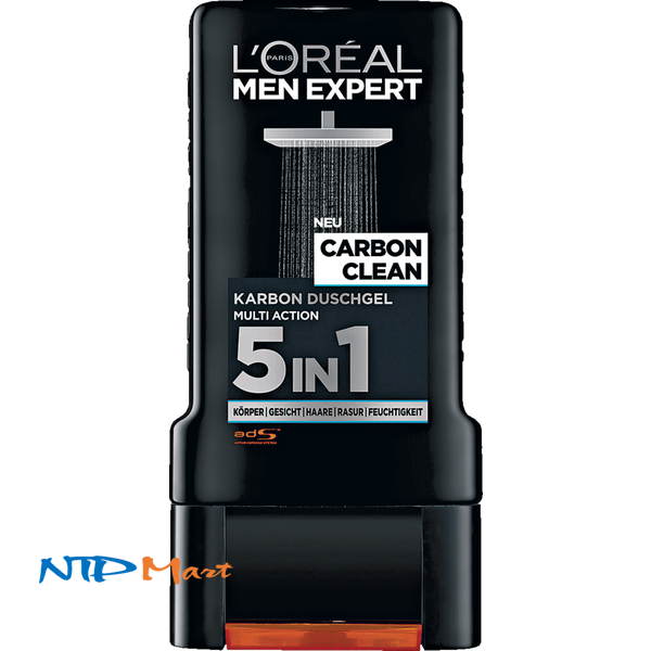 Sữa tắm và dầu gội toàn thân dành cho nam L oreal Men Expert Carbon 5 in 1