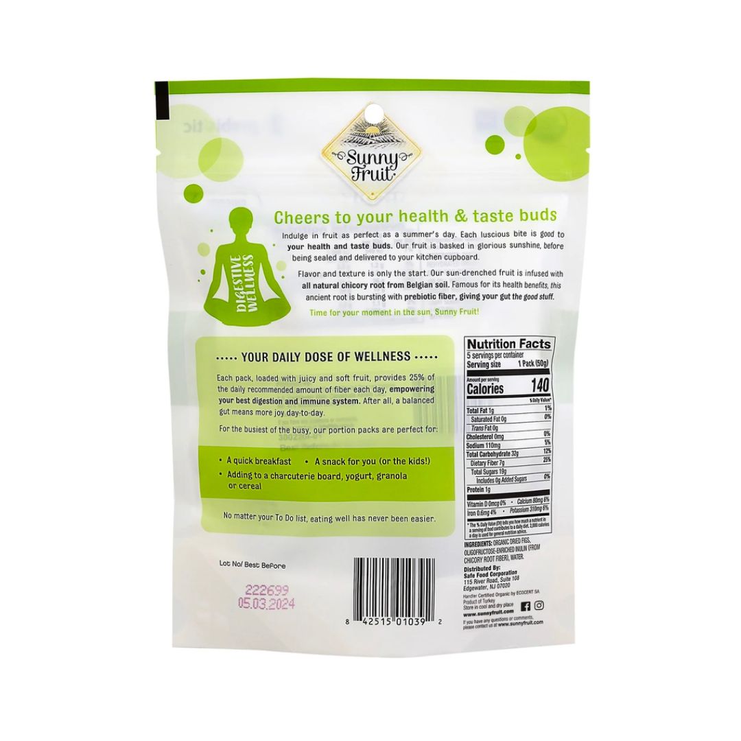 Prebiotic Organic Dried Figs Sunny Fruit 250g - Goc Huu Co