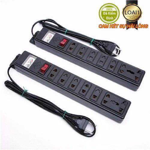 [HCM]ổ điện 7 phích cắm có công tắc - ổ điện có dây 7 phích cắm