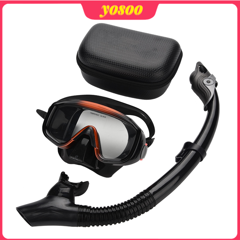 YonSub Diving Goggles Snorkeling Scuba Underwater Swimming Glasses Snorkel Set