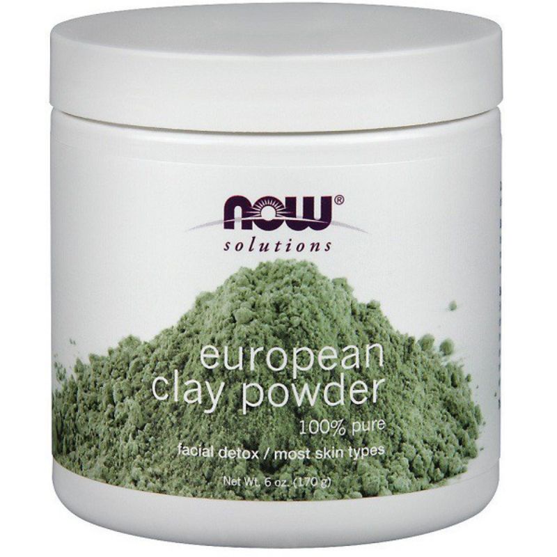 [Date 2026, tặng cọ hoặc chén thìa] Bột mặt nạ đất sét NOW CLAY POWDER 170g