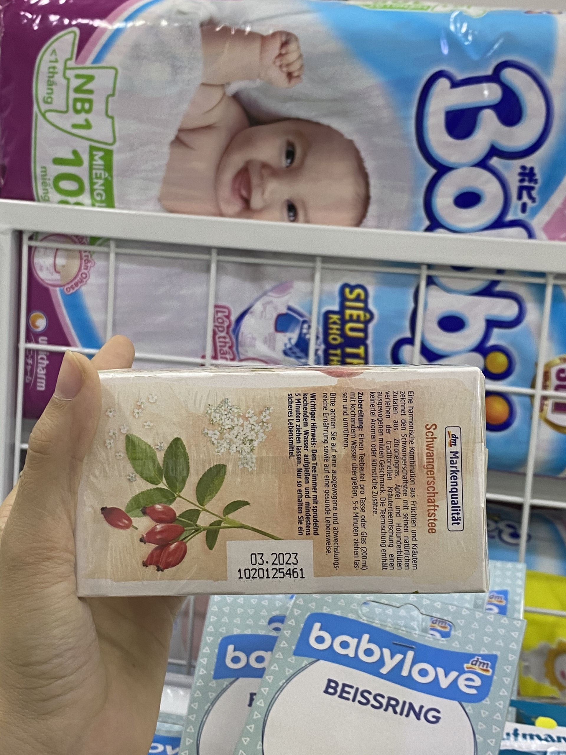 [HCM]Trà cho bà bầu dmBIO Schwangerschaftstee 30 g nhập khẩu Đức
