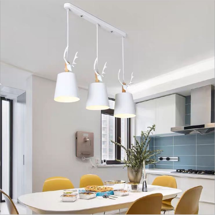 Bộ đèn thả MONSKY BLAZE cao cấp kèm bóng LED chuyên dụng và đế ốp trần.