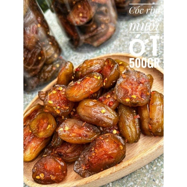 Cóc rim muối ớt hủ 500gr